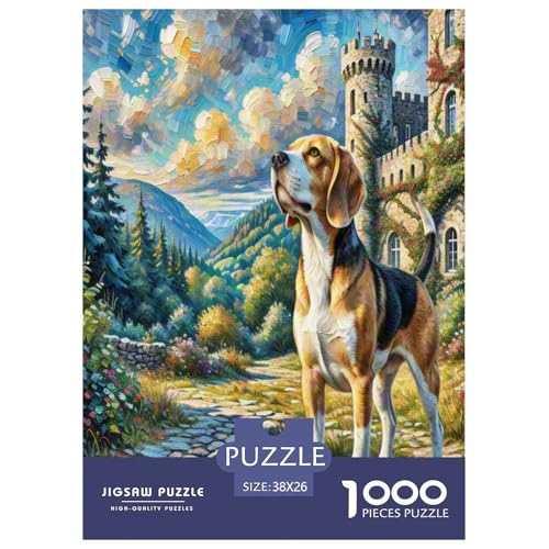 Beagle 1000-teiliges Tierhund Puzzles Premium Quality Familienspiel - Home Room Decoration Für Erwachsene Und Kinder Ab 12 Jahren Geschenk Für Von 12 Jahren 38x26cm/1000pcs Beagle 1000-teiliges Tierhund Puzzles Premium Quality Familienspiel - Home Room Decoration Für Erwachsene Und Kinder Ab 12 Jahren Geschenk Für Von 12 Jahren 38x26cm/1000pcs von MMDASBVPE