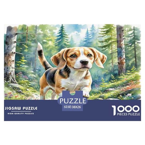 Beagle 1000-teiliges Tierhund Puzzles Premium Quality Pädagogisch - Home Room Decoration Für Erwachsene Und Kinder Ab 12 Jahren Buntes Spielzeug 38x26cm/1000pcs Beagle 1000-teiliges Tierhund Puzzles Premium Quality Pädagogisch - Home Room Decoration Für Erwachsene Und Kinder Ab 12 Jahren Buntes Spielzeug 38x26cm/1000pcs von MMDASBVPE