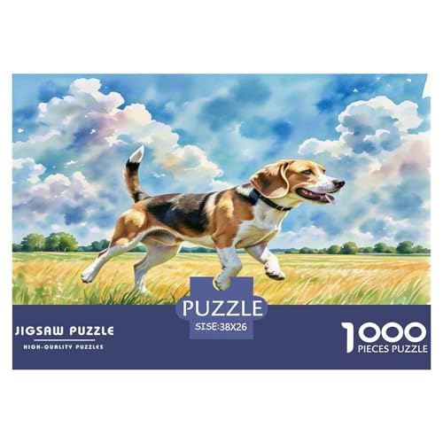 Beagle 1000-teiliges Tierhund Puzzles Premium Quality Pädagogisch - Home Room Decoration Für Erwachsene Und Kinder Ab 12 Jahren Buntes Spielzeug 38x26cm/1000pcs Beagle 1000-teiliges Tierhund Puzzles Premium Quality Pädagogisch - Home Room Decoration Für Erwachsene Und Kinder Ab 12 Jahren Buntes Spielzeug 38x26cm/1000pcs von MMDASBVPE