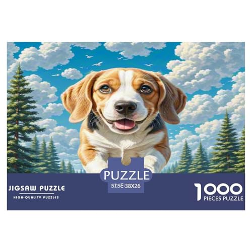Beagle 1000-teiliges Tierhund Puzzles Premium Quality Pädagogisch - Home Room Decoration Für Erwachsene Und Kinder Ab 12 Jahren Wertvoll Geschenk Für 38x26cm/1000pcs Beagle 1000-teiliges Tierhund Puzzles Premium Quality Pädagogisch - Home Room Decoration Für Erwachsene Und Kinder Ab 12 Jahren Wertvoll Geschenk Für 38x26cm/1000pcs von MMDASBVPE
