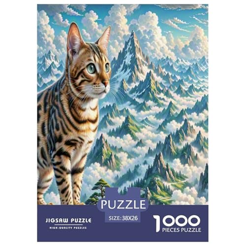 Bengalen 1000 Teile Tier Puzzles Premium Quality Familienspiel - Home Room Decoration Für Erwachsene Und Kinder Ab 12 Jahren Wertvoll Geschenk Für 38x26cm/1000pcs von MMDASBVPE