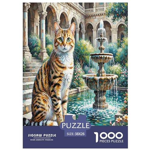 Bengalen 1000 Teile Tier Puzzles Premium Quality Pädagogisch - Home Room Decoration Für Erwachsene Und Kinder Ab 12 Jahren Buntes Spielzeug 38x26cm/1000pcs von MMDASBVPE