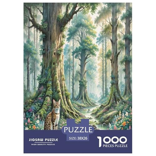 Bengalen 1000 Teile Tier Puzzles Premium Quality Pädagogisch - Home Room Decoration Für Erwachsene Und Kinder Ab 12 Jahren Wertvoll Geschenk Für 38x26cm/1000pcs von MMDASBVPE