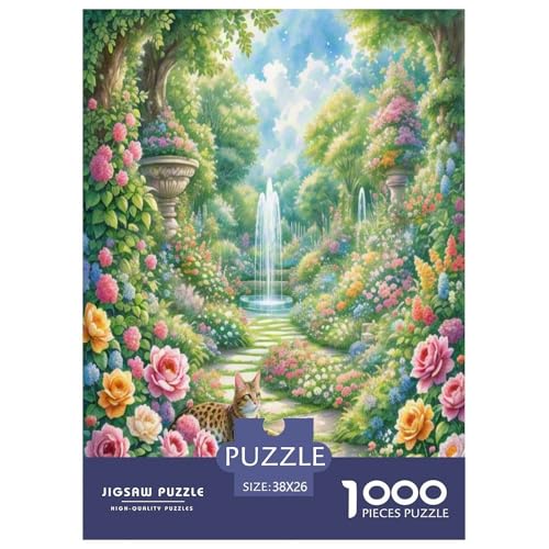 Bengalen 1000 Teile Tier Puzzles Premium Quality Pädagogisch - Home Room Decoration Für Erwachsene Und Kinder Ab 12 Jahren Wertvoll Geschenk Für 38x26cm/1000pcs von MMDASBVPE