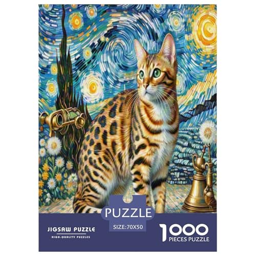 Bengalen 1000-teiliges Tier Puzzles Premium Quality Familienspiel - Home Room Decoration Für Erwachsene Und Kinder Ab 12 Jahren Wertvoll Geschenk Für 70x50cm/1000pcs Bengalen 1000-teiliges Tier Puzzles Premium Quality Familienspiel - Home Room Decoration Für Erwachsene Und Kinder Ab 12 Jahren Wertvoll Geschenk Für 70x50cm/1000pcs von MMDASBVPE