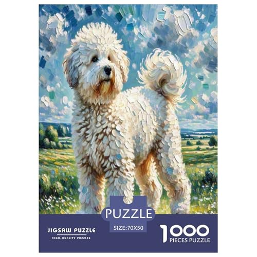 Bichon Inu 1000-teiliges Tier Puzzles Premium Quality Pädagogisch - Home Room Decoration Für Erwachsene Und Kinder Ab 12 Jahren Wertvoll Geschenk Für 70x50cm/1000pcs Bichon Inu 1000-teiliges Tier Puzzles Premium Quality Pädagogisch - Home Room Decoration Für Erwachsene Und Kinder Ab 12 Jahren Wertvoll Geschenk Für 70x50cm/1000pcs von MMDASBVPE