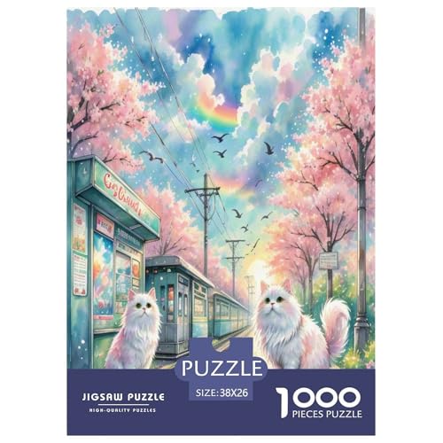 Birman 1000 Teile Tier Puzzles Premium Quality Familienspiel - Home Room Decoration Für Erwachsene Und Kinder Ab 12 Jahren Buntes Spielzeug 38x26cm/1000pcs von MMDASBVPE
