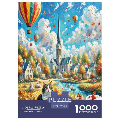Birman 1000 Teile Tier Puzzles Premium Quality Familienspiel - Home Room Decoration Für Erwachsene Und Kinder Ab 12 Jahren Buntes Spielzeug 70x50cm/1000pcs von MMDASBVPE