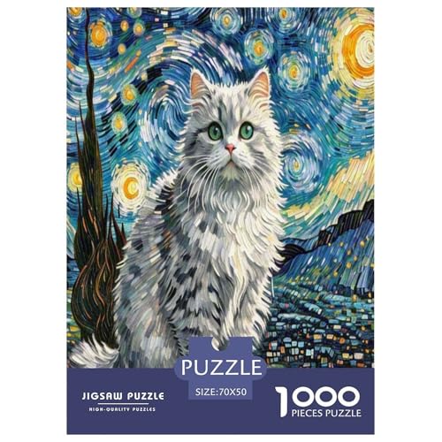 Birman 1000 Teile Tier Puzzles Premium Quality Pädagogisch - Home Room Decoration Für Erwachsene Und Kinder Ab 12 Jahren Buntes Spielzeug 70x50cm/1000pcs von MMDASBVPE