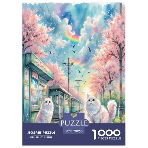 Birman 1000 Teile Tier Puzzles Premium Quality Pädagogisch - Home Room Decoration Für Erwachsene Und Kinder Ab 12 Jahren Geschenk Für Von 12 Jahren 70x50cm/1000pcs von MMDASBVPE