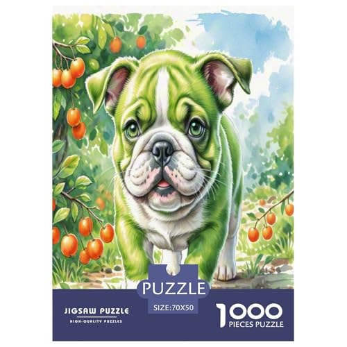 Britische Bulldog 1000 Teile Tier Puzzles Premium Quality Pädagogisch - Home Room Decoration Für Erwachsene Und Kinder Ab 12 Jahren Buntes Spielzeug 70x50cm/1000pcs Britische Bulldog 1000 Teile Tier Puzzles Premium Quality Pädagogisch - Home Room Decoration Für Erwachsene Und Kinder Ab 12 Jahren Buntes Spielzeug 70x50cm/1000pcs von MMDASBVPE