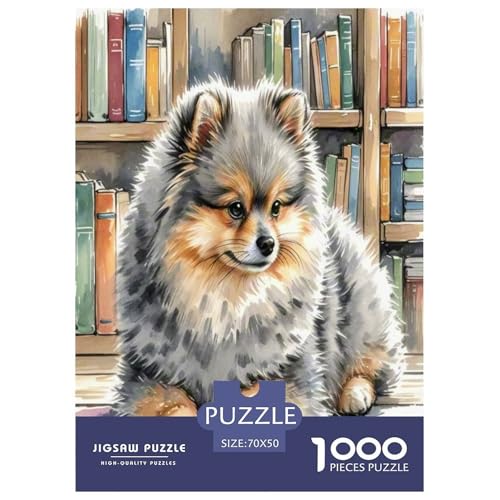 Chihuahua 1000 Teile Tier Puzzles Premium Quality Familienspiel - Home Room Decoration Für Erwachsene Und Kinder Ab 12 Jahren Buntes Spielzeug 70x50cm/1000pcs von MMDASBVPE