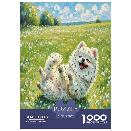 Chihuahua 1000 Teile Tier Puzzles Premium Quality Familienspiel - Home Room Decoration Für Erwachsene Und Kinder Ab 12 Jahren Wertvoll Geschenk Für 38x26cm/1000pcs von MMDASBVPE