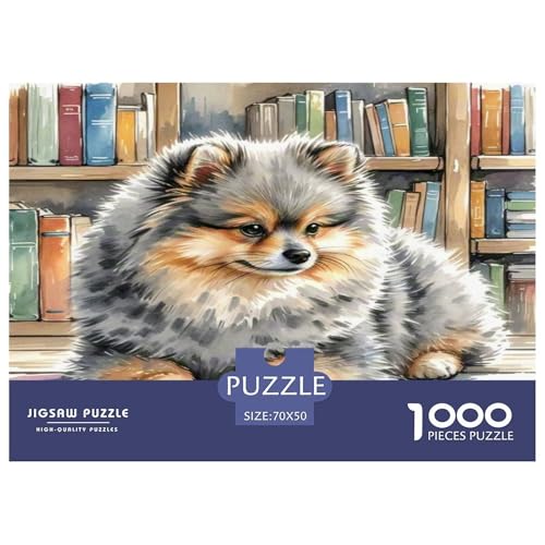 Chihuahua 1000 Teile Tier Puzzles Premium Quality Familienspiel - Home Room Decoration Für Erwachsene Und Kinder Ab 12 Jahren Wertvoll Geschenk Für 70x50cm/1000pcs von MMDASBVPE