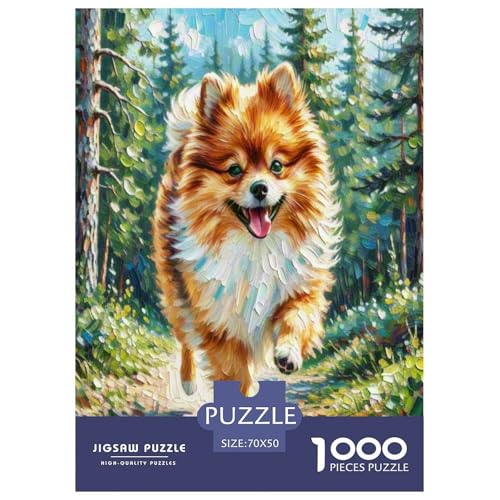 Chihuahua 1000 Teile Tier Puzzles Premium Quality Familienspiel - Home Room Decoration Für Erwachsene Und Kinder Ab 12 Jahren Wertvoll Geschenk Für 70x50cm/1000pcs von MMDASBVPE