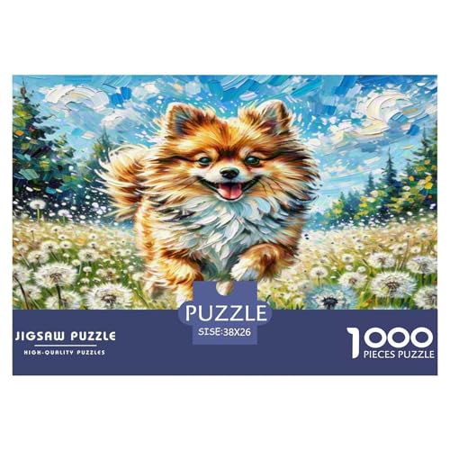 Chihuahua 1000 Teile Tier Puzzles Premium Quality Pädagogisch - Home Room Decoration Für Erwachsene Und Kinder Ab 12 Jahren Buntes Spielzeug 38x26cm/1000pcs von MMDASBVPE