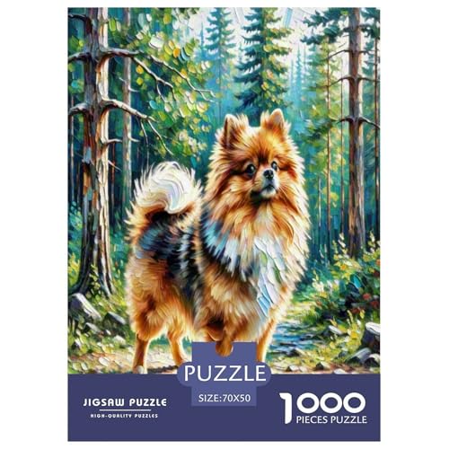 Chihuahua 1000 Teile Tier Puzzles Premium Quality Pädagogisch - Home Room Decoration Für Erwachsene Und Kinder Ab 12 Jahren Buntes Spielzeug 70x50cm/1000pcs von MMDASBVPE