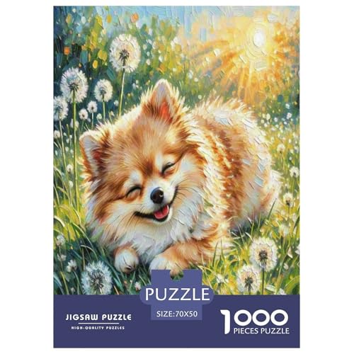 Chihuahua 1000 Teile Tier Puzzles Premium Quality Pädagogisch - Home Room Decoration Für Erwachsene Und Kinder Ab 12 Jahren Wertvoll Geschenk Für 70x50cm/1000pcs von MMDASBVPE