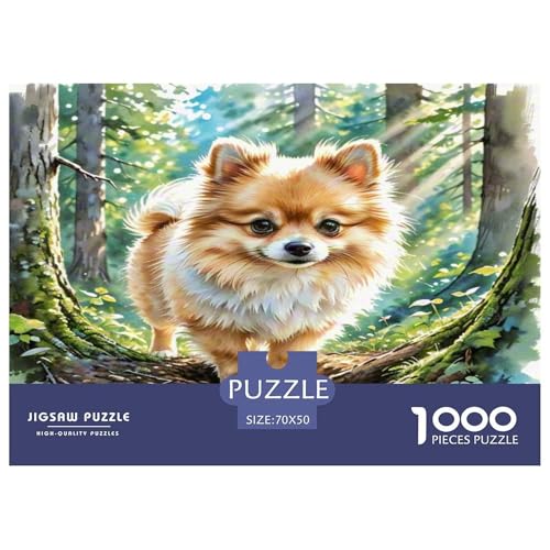 Chihuahua 1000 Teile Tier Puzzles Premium Quality Pädagogisch - Home Room Decoration Für Erwachsene Und Kinder Ab 12 Jahren Wertvoll Geschenk Für 70x50cm/1000pcs von MMDASBVPE