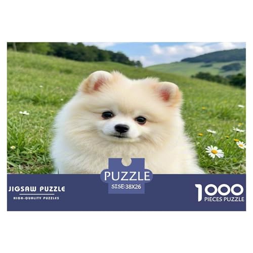 Chihuahua 1000-teiliges Tier Puzzles Premium Quality Familienspiel - Home Room Decoration Für Erwachsene Und Kinder Ab 12 Jahren Buntes Spielzeug 38x26cm/1000pcs von MMDASBVPE
