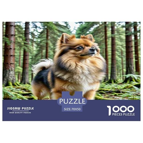 Chihuahua 1000-teiliges Tier Puzzles Premium Quality Familienspiel - Home Room Decoration Für Erwachsene Und Kinder Ab 12 Jahren Buntes Spielzeug 70x50cm/1000pcs von MMDASBVPE