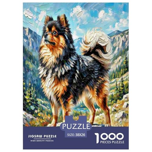 Chihuahua 1000-teiliges Tier Puzzles Premium Quality Familienspiel - Home Room Decoration Für Erwachsene Und Kinder Ab 12 Jahren Wertvoll Geschenk Für 38x26cm/1000pcs von MMDASBVPE