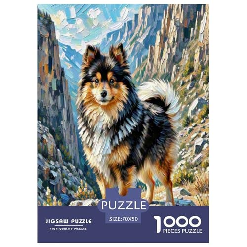 Chihuahua 1000-teiliges Tier Puzzles Premium Quality Familienspiel - Home Room Decoration Für Erwachsene Und Kinder Ab 12 Jahren Wertvoll Geschenk Für 70x50cm/1000pcs von MMDASBVPE
