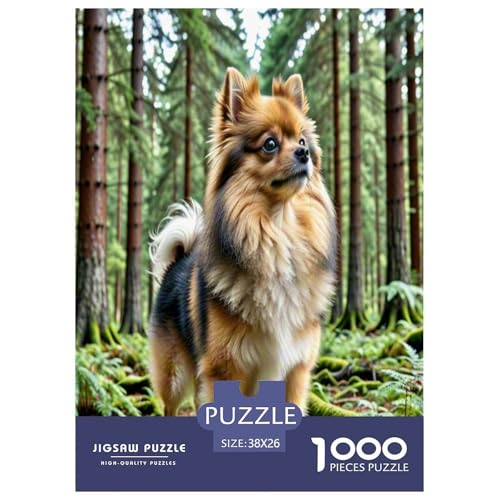 Chihuahua 1000-teiliges Tier Puzzles Premium Quality Pädagogisch - Home Room Decoration Für Erwachsene Und Kinder Ab 12 Jahren Buntes Spielzeug 38x26cm/1000pcs von MMDASBVPE