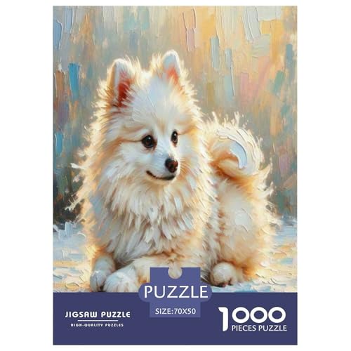 Chihuahua 1000-teiliges Tier Puzzles Premium Quality Pädagogisch - Home Room Decoration Für Erwachsene Und Kinder Ab 12 Jahren Wertvoll Geschenk Für 70x50cm/1000pcs von MMDASBVPE
