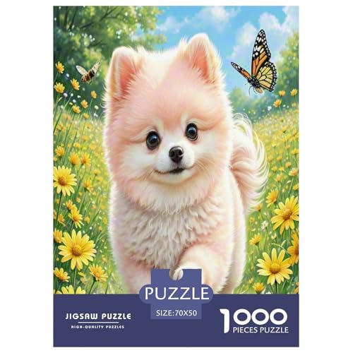 Chihuahua 1000-teiliges Tier Puzzles Premium Quality Pädagogisch - Home Room Decoration Für Erwachsene Und Kinder Ab 12 Jahren Wertvoll Geschenk Für 70x50cm/1000pcs von MMDASBVPE