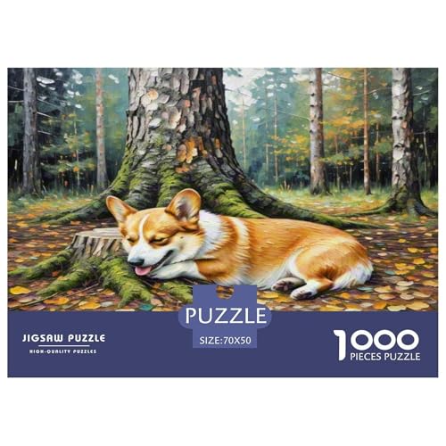 Corgi 1000 Teile Tier Puzzles Premium Quality Familienspiel - Home Room Decoration Für Erwachsene Und Kinder Ab 12 Jahren Wertvoll Geschenk Für 70x50cm/1000pcs Corgi 1000 Teile Tier Puzzles Premium Quality Familienspiel - Home Room Decoration Für Erwachsene Und Kinder Ab 12 Jahren Wertvoll Geschenk Für 70x50cm/1000pcs von MMDASBVPE
