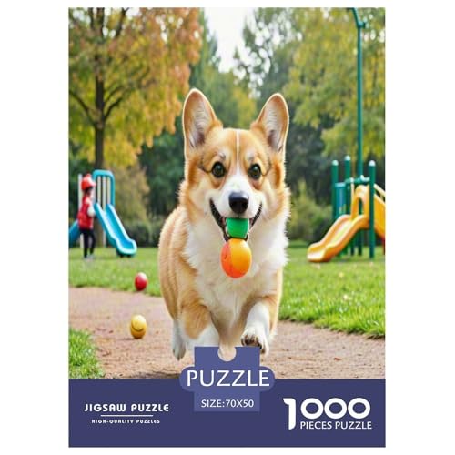 Corgi 1000 Teile Tier Puzzles Premium Quality Pädagogisch - Home Room Decoration Für Erwachsene Und Kinder Ab 12 Jahren Wertvoll Geschenk Für 70x50cm/1000pcs Corgi 1000 Teile Tier Puzzles Premium Quality Pädagogisch - Home Room Decoration Für Erwachsene Und Kinder Ab 12 Jahren Wertvoll Geschenk Für 70x50cm/1000pcs von MMDASBVPE