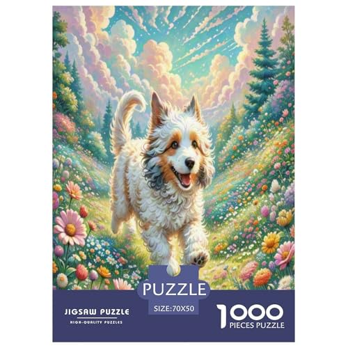 Der Bedlington Terrier 1000 Teile Tierhund Puzzles Premium Quality Familienspiel - Home Room Decoration Für Erwachsene Und Kinder Ab 12 Jahren Buntes Spielzeug 70x50cm/1000pcs Der Bedlington Terrier 1000 Teile Tierhund Puzzles Premium Quality Familienspiel - Home Room Decoration Für Erwachsene Und Kinder Ab 12 Jahren Buntes Spielzeug 70x50cm/1000pcs von MMDASBVPE