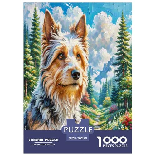 Der Bedlington Terrier 1000 Teile Tierhund Puzzles Premium Quality Familienspiel - Home Room Decoration Für Erwachsene Und Kinder Ab 12 Jahren Wertvoll Geschenk Für 70x50cm/1000pcs Der Bedlington Terrier 1000 Teile Tierhund Puzzles Premium Quality Familienspiel - Home Room Decoration Für Erwachsene Und Kinder Ab 12 Jahren Wertvoll Geschenk Für 70x50cm/1000pcs von MMDASBVPE