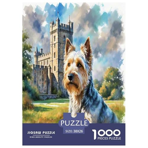 Der Bedlington Terrier 1000 Teile Tierhund Puzzles Premium Quality Pädagogisch - Home Room Decoration Für Erwachsene Und Kinder Ab 12 Jahren Wertvoll Geschenk Für 38x26cm/1000pcs Der Bedlington Terrier 1000 Teile Tierhund Puzzles Premium Quality Pädagogisch - Home Room Decoration Für Erwachsene Und Kinder Ab 12 Jahren Wertvoll Geschenk Für 38x26cm/1000pcs von MMDASBVPE