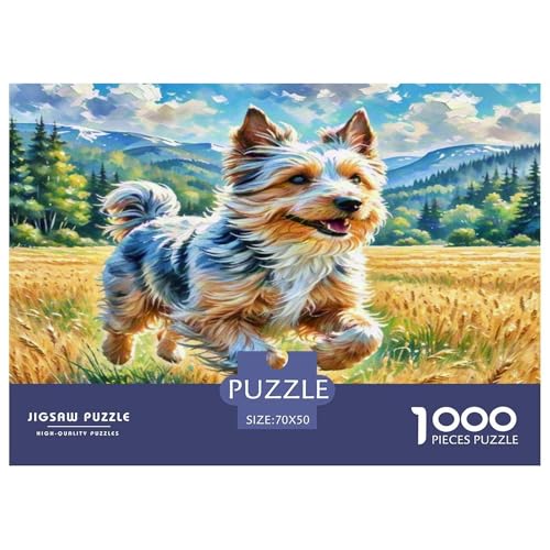 Der Bedlington Terrier 1000-teiliges Tierhund Puzzles Premium Quality Familienspiel - Home Room Decoration Für Erwachsene Und Kinder Ab 12 Jahren Buntes Spielzeug 70x50cm/1000pcs Der Bedlington Terrier 1000-teiliges Tierhund Puzzles Premium Quality Familienspiel - Home Room Decoration Für Erwachsene Und Kinder Ab 12 Jahren Buntes Spielzeug 70x50cm/1000pcs von MMDASBVPE