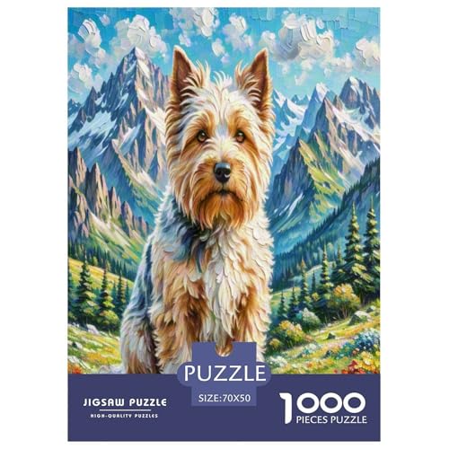 Der Bedlington Terrier 1000-teiliges Tierhund Puzzles Premium Quality Pädagogisch - Home Room Decoration Erwachsene Und Kinder Buntes Spielzeug 70x50cm/1000pcs Der Bedlington Terrier 1000-teiliges Tierhund Puzzles Premium Quality Pädagogisch - Home Room Decoration Erwachsene Und Kinder Buntes Spielzeug 70x50cm/1000pcs von MMDASBVPE