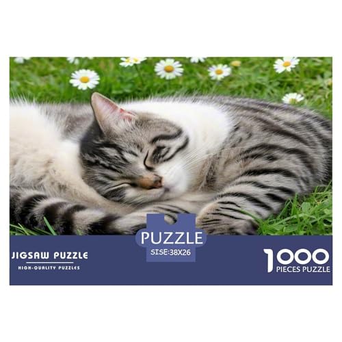 Dongcini Katze 1000 Teile Tier Puzzles Premium Quality Familienspiel - Home Room Decoration Erwachsene Und Kinder Buntes Spielzeug 38x26cm/1000pcs Dongcini Katze 1000 Teile Tier Puzzles Premium Quality Familienspiel - Home Room Decoration Erwachsene Und Kinder Buntes Spielzeug 38x26cm/1000pcs von MMDASBVPE