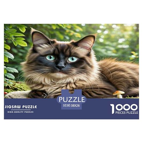 Dongcini Katze 1000 Teile Tier Puzzles Premium Quality Familienspiel - Home Room Decoration Unterhaltung Für Erwachsene Und Kinder Buntes Spielzeug 38x26cm/1000pcs Dongcini Katze 1000 Teile Tier Puzzles Premium Quality Familienspiel - Home Room Decoration Unterhaltung Für Erwachsene Und Kinder Buntes Spielzeug 38x26cm/1000pcs von MMDASBVPE