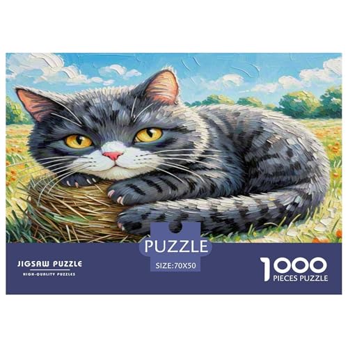 Dongcini Katze 1000 Teile Tier Puzzles Premium Quality Pädagogisch - Home Room Decoration Für Erwachsene, Familien Passen Geschenk Für Kinder Von 12 Jahren 70x50cm/1000pcs Dongcini Katze 1000 Teile Tier Puzzles Premium Quality Pädagogisch - Home Room Decoration Für Erwachsene, Familien Passen Geschenk Für Kinder Von 12 Jahren 70x50cm/1000pcs von MMDASBVPE