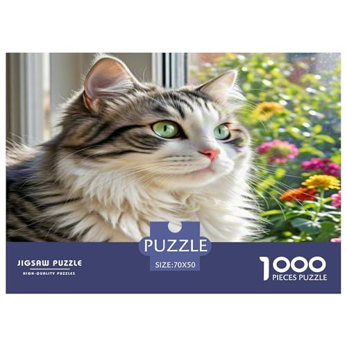 Exotisch 1000-teiliges Tier Puzzles Premium Quality Familienspiel - Home Room Decoration Für Erwachsene Und Kinder Ab 12 Jahren Buntes Spielzeug 70x50cm/1000pcs von MMDASBVPE