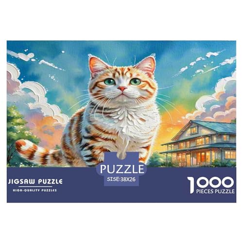 Exotisch 1000-teiliges Tier Puzzles Premium Quality Pädagogisch - Home Room Decoration Für Erwachsene Und Kinder Ab 12 Jahren Buntes Spielzeug 38x26cm/1000pcs von MMDASBVPE