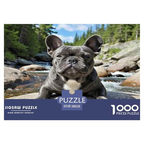 Französische Bulldogge 1000 Teile Kleine Tierhunde Puzzles Premium Quality Pädagogisch - Home Room Decoration Unterhaltung Für Erwachsene Und Kinder Buntes Spielzeug 38x26cm/1000pcs Französische Bulldogge 1000 Teile Kleine Tierhunde Puzzles Premium Quality Pädagogisch - Home Room Decoration Unterhaltung Für Erwachsene Und Kinder Buntes Spielzeug 38x26cm/1000pcs von MMDASBVPE