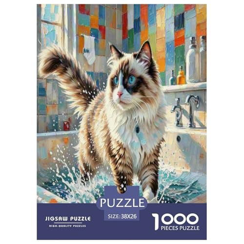 Himalaya 1000-teiliges Tier Puzzles Premium Quality Familienspiel - Home Room Decoration Für Erwachsene Und Kinder Ab 12 Jahren Wertvoll Geschenk Für 38x26cm/1000pcs von MMDASBVPE