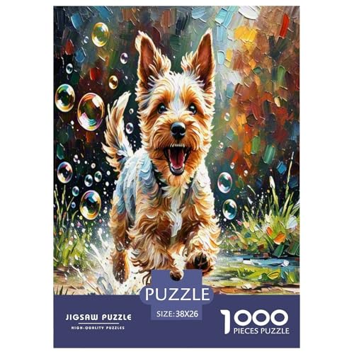 Irischer Terrier 1000 Teile Kleine Tierhunde Puzzles Premium Quality Familienspiel - Home Room Decoration Erwachsene Und Kinder Buntes Spielzeug 38x26cm/1000pcs Irischer Terrier 1000 Teile Kleine Tierhunde Puzzles Premium Quality Familienspiel - Home Room Decoration Erwachsene Und Kinder Buntes Spielzeug 38x26cm/1000pcs von MMDASBVPE