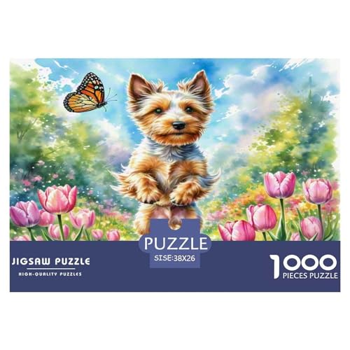 Irischer Terrier 1000 Teile Kleine Tierhunde Puzzles Premium Quality Familienspiel - Home Room Decoration Erwachsene Und Kinder Geschenk Für Von 12 Jahren 38x26cm/1000pcs Irischer Terrier 1000 Teile Kleine Tierhunde Puzzles Premium Quality Familienspiel - Home Room Decoration Erwachsene Und Kinder Geschenk Für Von 12 Jahren 38x26cm/1000pcs von MMDASBVPE
