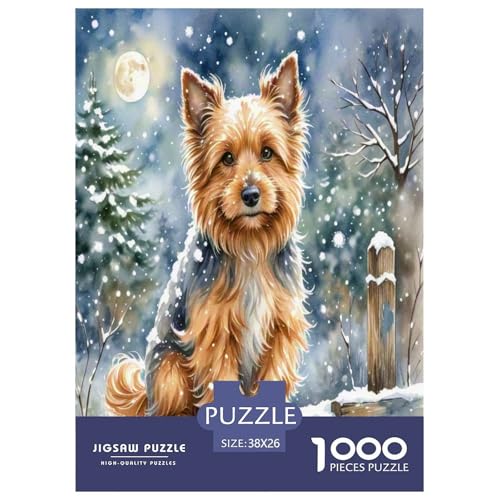 Irischer Terrier 1000 Teile Kleine Tierhunde Puzzles Premium Quality Familienspiel - Home Room Decoration Erwachsene Und Kinder Geschenk Für Von 12 Jahren 38x26cm/1000pcs Irischer Terrier 1000 Teile Kleine Tierhunde Puzzles Premium Quality Familienspiel - Home Room Decoration Erwachsene Und Kinder Geschenk Für Von 12 Jahren 38x26cm/1000pcs von MMDASBVPE