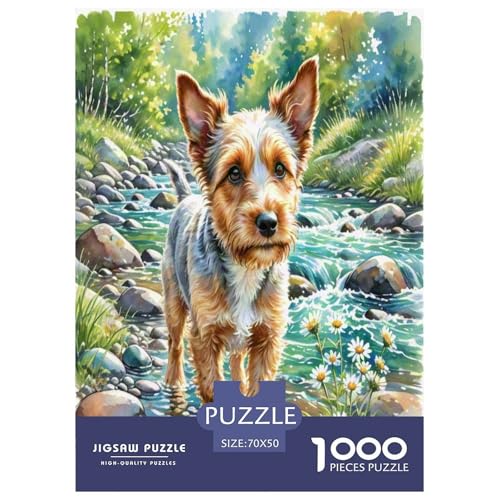 Irischer Terrier 1000 Teile Kleine Tierhunde Puzzles Premium Quality Familienspiel - Home Room Decoration Unterhaltung Für Erwachsene Und Kinder Buntes Spielzeug 70x50cm/1000pcs Irischer Terrier 1000 Teile Kleine Tierhunde Puzzles Premium Quality Familienspiel - Home Room Decoration Unterhaltung Für Erwachsene Und Kinder Buntes Spielzeug 70x50cm/1000pcs von MMDASBVPE