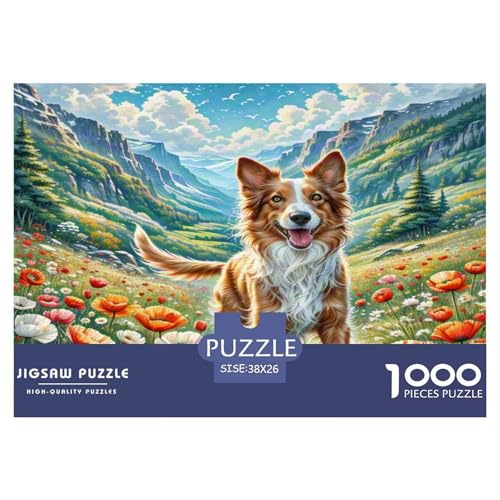 Irischer Terrier 1000 Teile Kleine Tierhunde Puzzles Premium Quality Familienspiel - Home Room Decoration Unterhaltung Für Erwachsene Und Kinder Wertvoll Geschenk Für 38x26cm/1000pcs Irischer Terrier 1000 Teile Kleine Tierhunde Puzzles Premium Quality Familienspiel - Home Room Decoration Unterhaltung Für Erwachsene Und Kinder Wertvoll Geschenk Für 38x26cm/1000pcs von MMDASBVPE