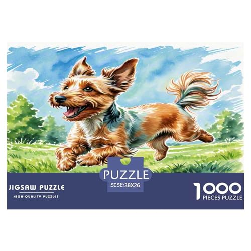 Irischer Terrier 1000 Teile Kleine Tierhunde Puzzles Premium Quality Pädagogisch - Home Room Decoration Erwachsene Und Kinder Buntes Spielzeug 38x26cm/1000pcs Irischer Terrier 1000 Teile Kleine Tierhunde Puzzles Premium Quality Pädagogisch - Home Room Decoration Erwachsene Und Kinder Buntes Spielzeug 38x26cm/1000pcs von MMDASBVPE